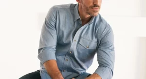 mens casual button down shirts