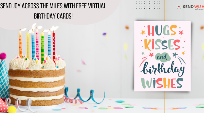 Virtual birthday cards