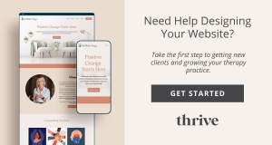 website design for therapists