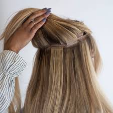 Tape in hair extensions