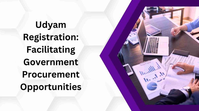 Udyam Registration Facilitating Government Procurement Opportunities