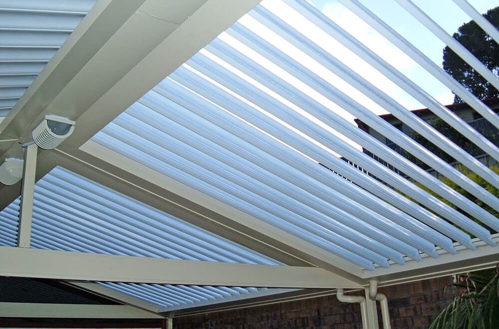 open roof pergola