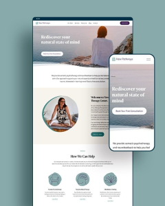 website design for therapists