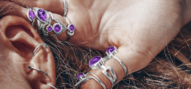 Amethyst jewelry