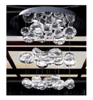 glass bubble chandelier